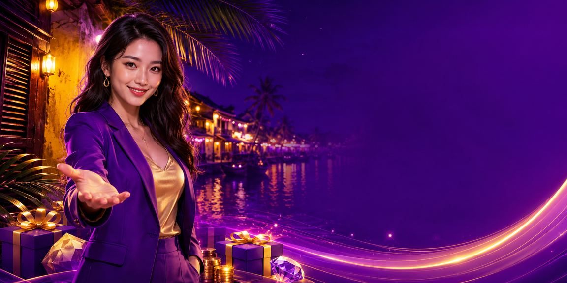 Ánh đèn neon lung linh tại Hội An gợi lên không khí giải trí sôi động về đêm
